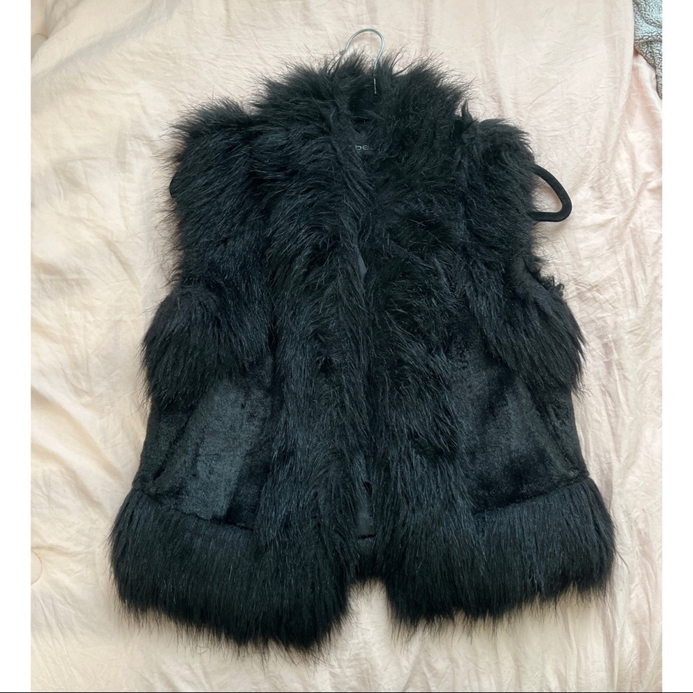 Bebe Faux Fur Vest